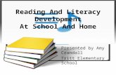 Reading and literacy development