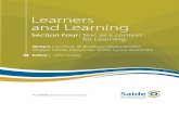 Learners and Learning: Section Four: Text as a context for learning