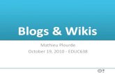 Blogs wikis