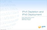 IPv4 Depletion & IPv6 Deployment