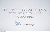 Marketing and Social Media - Sign-up.to