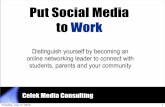 Social Media & Career Technology Education Teacher: How to Connect with Students and Parents Online