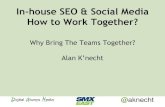 Why You Need To Bring Your In-House SEO & Social Media Teams Together by Alan K'necht