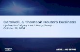 Carswell, a Thomson Reuters Business Above and Beyond
