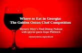 Where to Eat in Georgia: The Golden Onion Chef Competition