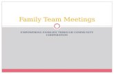 Family Team Meeting Model