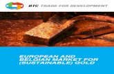 European and Belgian market for (sustainable) gold