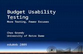 Usability Testing On A Budget