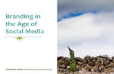 Branding in the Age of Social Media