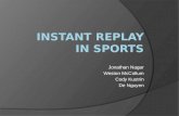Instant replay in sports (statistics)