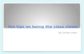 Ten tips to being the class clown