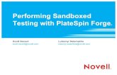Performing Sandboxed Testing with PlateSpin Forge