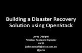 NICTA, Disaster Recovery Using OpenStack