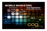 AIMS 2012- Tyson Higginbotham COG. â€œBest practices of marketing to mobileâ€‌