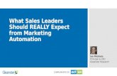 What Sales Leaders Should REALLY Expect from Marketing Automation