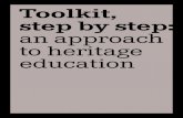 Toolkit, step by step: an approach to heritage education
