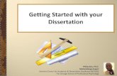 Getting started with your Dissertation (revised version)