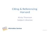 Citing & Referencing - Harvard