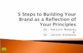 Dr. Patrick Mahaney and Dr. Janice Elebaas: 5 Steps to Building Your Brand as a Reflection of Your Principles v2