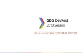 GDG Dev Fest - Hyderabad - Using Chrome Serial API with Arduino