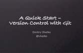 A Quick Start - Version Control with Git