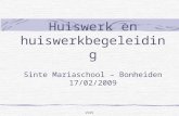 VCOV Huiswerk en huiswerkbegeleiding Sinte Mariaschool – Bonheiden 17/02/2009.