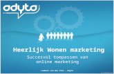Heerlijk Wonen marketing Succesvol toepassen van online marketing Lambert van der Plas - Adyta.