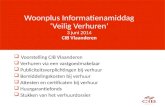 Woonplus Informatienamiddag ‘Veilig Verhuren’ 3 juni 2014 CIB Vlaanderen  Voorstelling CIB Vlaanderen  Verhuren via een vastgoedmakelaar  Publiciteitsverplichtingen.