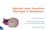 O l vo l v Spelen met insuline bij type 2 diabetes Dr. Frank Nobels endocrino-diabetologie O.L.Vrouwziekenhuis Aalst november 2012.