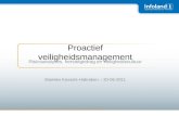 Proactief veiligheidsmanagement Risicoanalyses, herstelgedrag en veiligheidscultuur Marieke Kessels-Habraken – 20-06-2011.