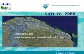6 december 2007 Onderdelen: Waddenzee en Noordzeekustzone Natura 2000 Waddengebied Natuur in een dynamisch landschap.