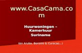 Www.CasaCama.com Huurwoningen – Kamerhuur Suriname (en Aruba, Bonaire & Curacao...)