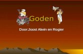 Goden Door:Joost Alwin en Rogier. Namen van Goden Dit is de zeegod Neptunus,misschien ken je hem wel uit verhalen of films.