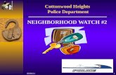 CH Neighborhood Watch Training #2