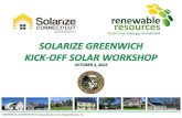 Solarize Greenwich Launch Meeting Slide Show