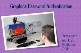 Graphical password authentication