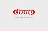 Chomp Charts:  November 2010
