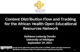 African health oer network distribution flow