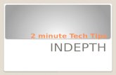 2 minute tech tips indepth