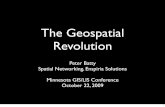 Minnesota GIS/LIS The Geospatial Revolution Peter Batty