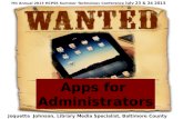 Wanted: iPad Apps for Administrators