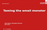 Taming the Email monster