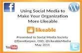 Social Media Society May 2011 (actionitems)