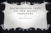 Music industry research