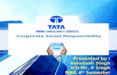 CORPORATE SOCIAL RESPONSIBILITY - TATA CONSULTANCY SERVICES (TCS)