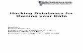 Hacking databases