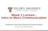 L 1   intro to mass communication