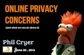 Online privacy concerns (and what we can do about it)