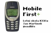 Mobile first (Letní škola KISKu)
