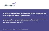 8 Ways to Establish Integrated Sales & Marketing and Improve Sales Operations